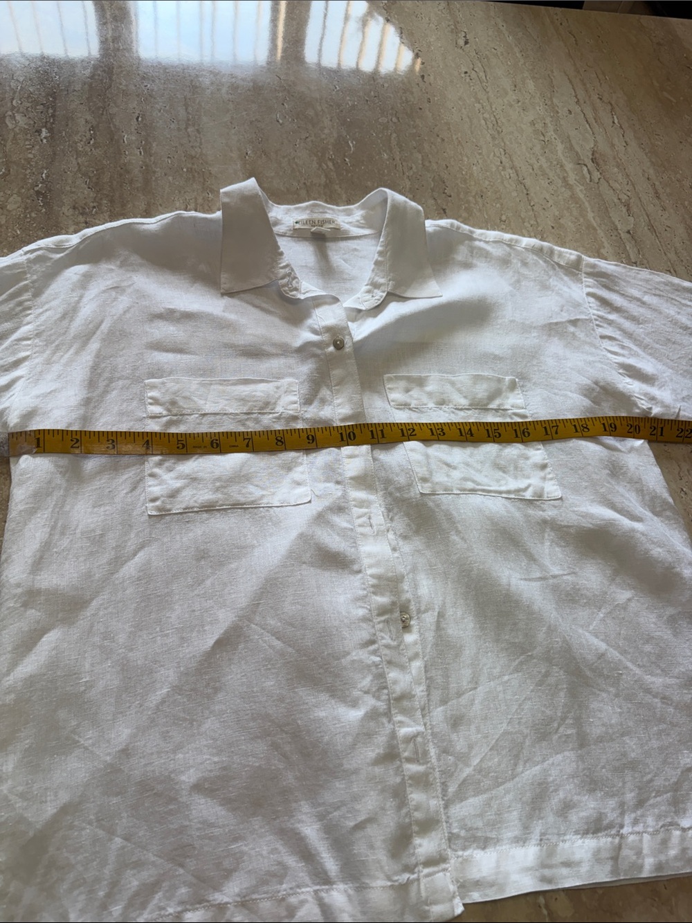 Beautiful organic linen 2 piece pants suit. - Picture 6 of 12